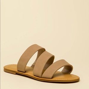 Wild And Three Faux Nubuck Sandals